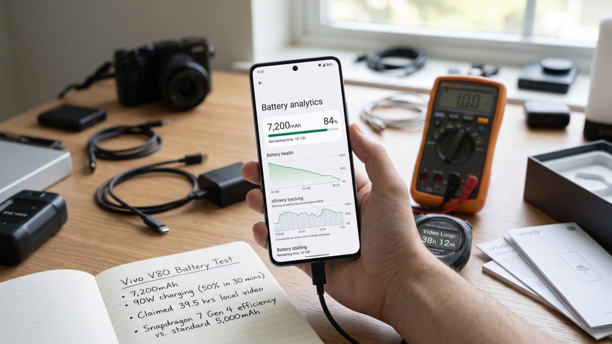 Vivo V80 battery test