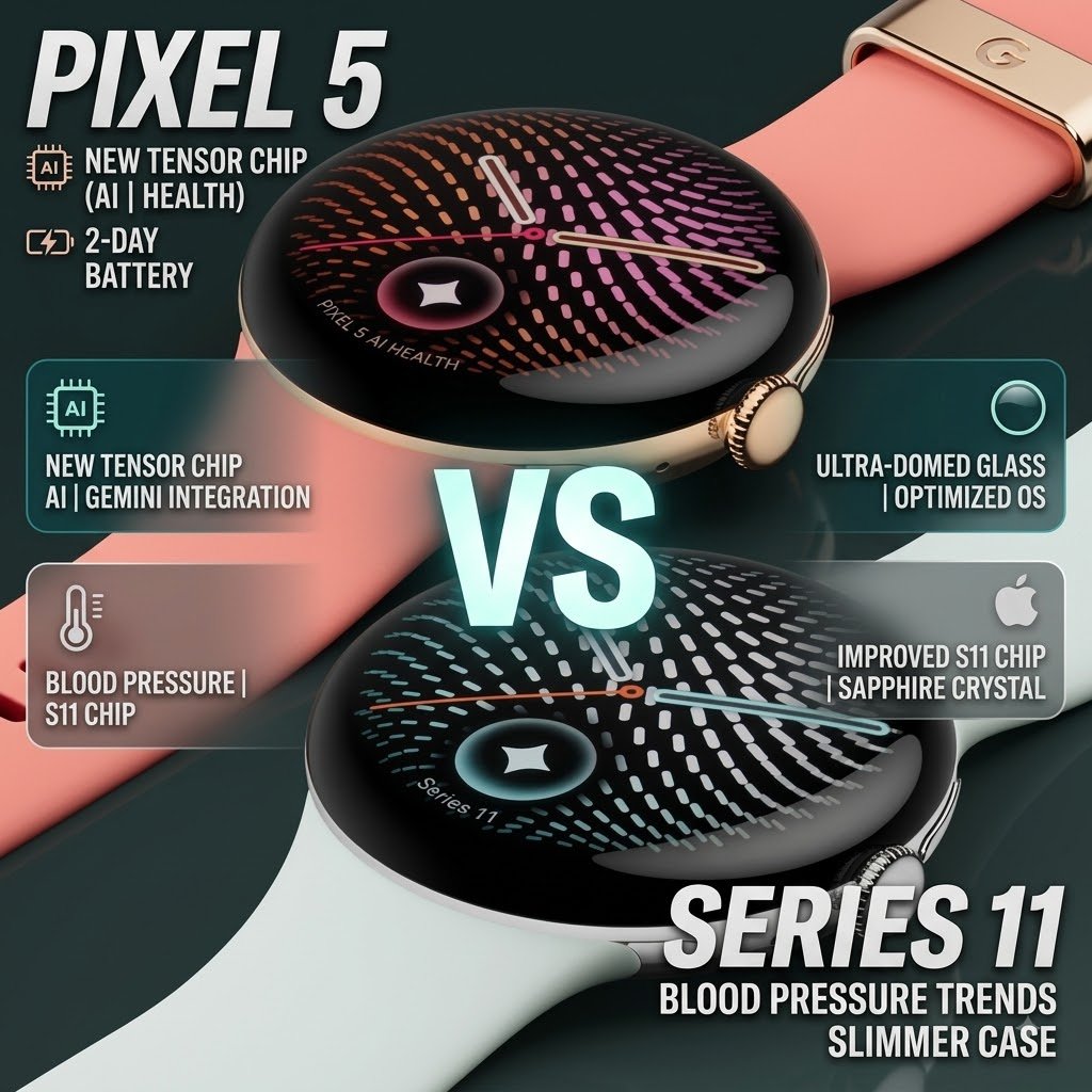 Pixel Watch 5 vs. Apple Watch Series 11: Which Smartwatch Should You Buy?