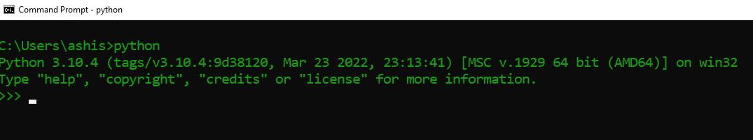 How to Install Python on Windows