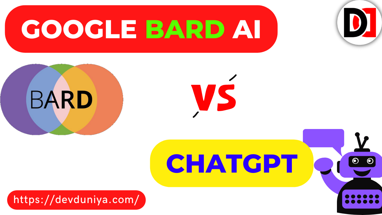Google BARD AI vs Microsoft ChatGPT AI 2025 | BARD AI vs ChatGPT AI | Google BARD vs Microsoft ChatGPT - DevDuniya