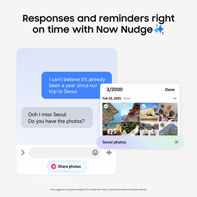 Now Nudge with Galaxy AI
