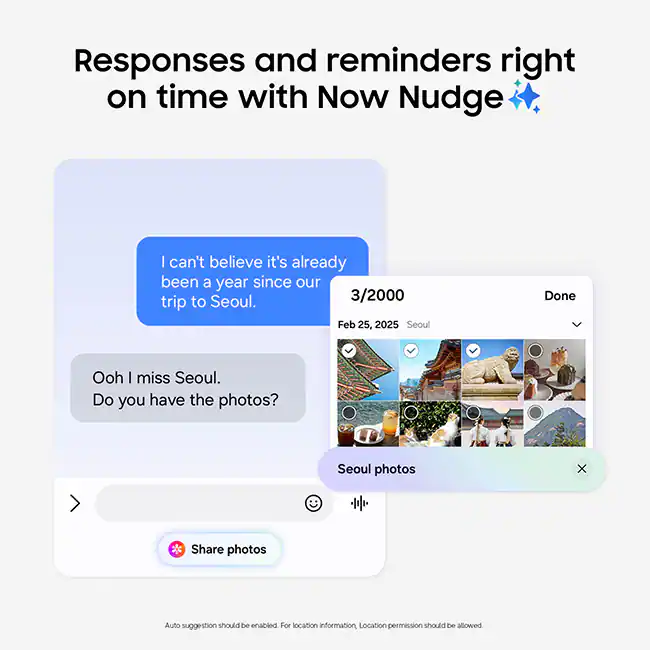 Now Nudge with Galaxy AI